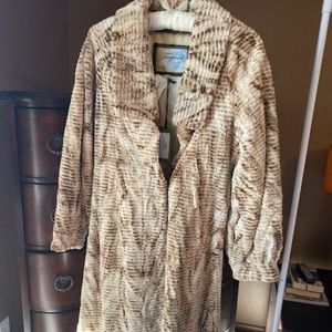 Stunning Cynthia Rose Corduroy Mink Coat